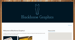 Desktop Screenshot of blackhorsegraphics.com