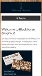 Mobile Screenshot of blackhorsegraphics.com